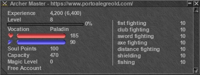 Signature for player Archer Master